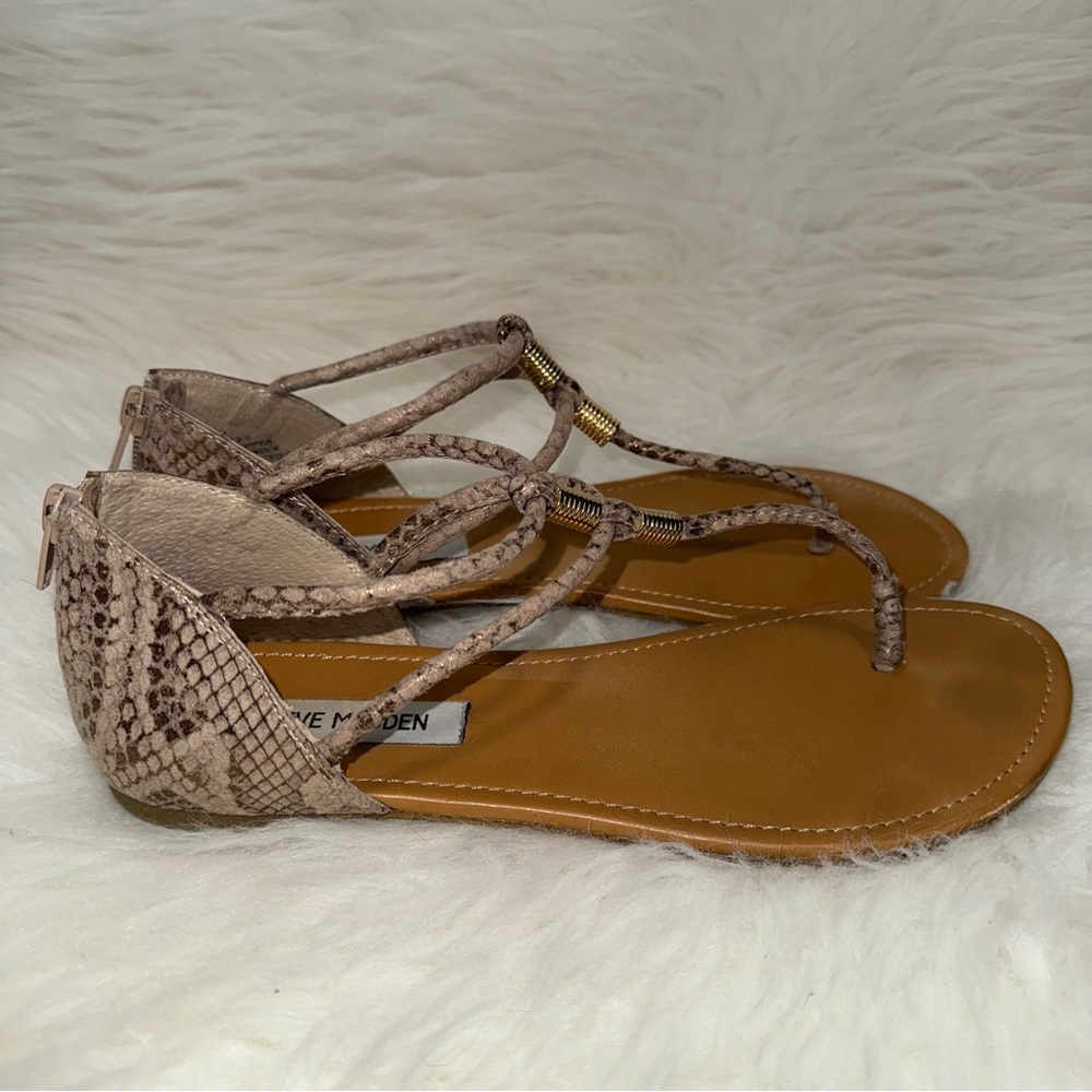 Steve Madden Snake Print Sandals